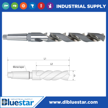 HSS M2 Taper-shank Long Twist Drill GB/T1438.3