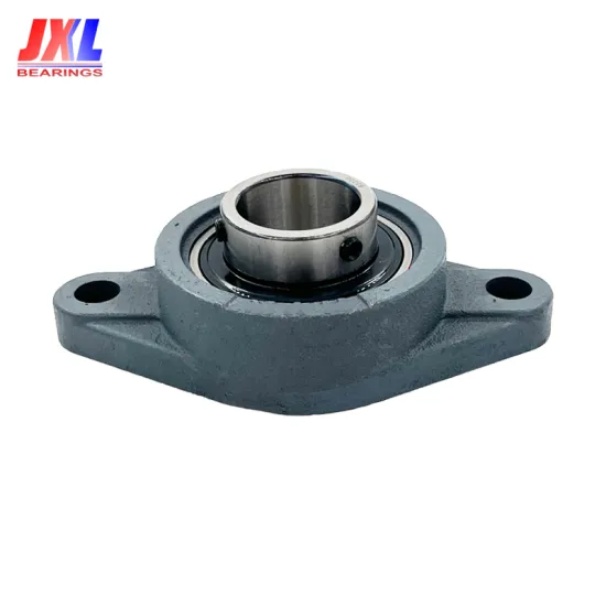 JXL UCFL218H Inch Bore Pillow Block Bearings: Air Handling Unit with 2-Bolt Flange and Set Screw Locking