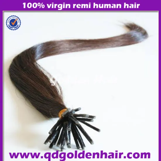 Golden Hair High Quality Human Hair Pre-bonded Hair Extension