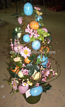 fashionable hand-painted easter egg tree decorations
