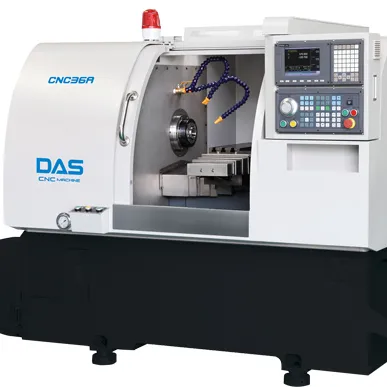 Custom CNC Lathe Machine for Light Metal Processing with Adjustable Axes and Premium Tools