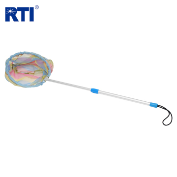 Wholesale Colourful Telescopic Kids Fishing Nets for Outdoor Fish Catching