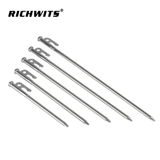 Tent Stakes Outdoor Camping accessories kit Stainless Steel Tent Pegs