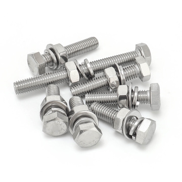 Shanghai Befestigungselemente Edelstahl Din933 Hex Bolt Set Set