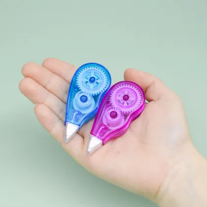 HotSelling 5mm x 5m PET White Correction Tape for Kids School Stationery