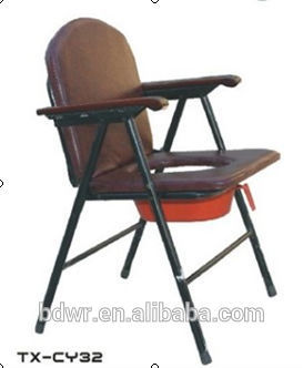 2013 Best Seller Removable Commode with Foldable Frame