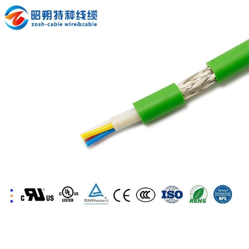 Câble de données blindé spécifique au robot, gainé PUR