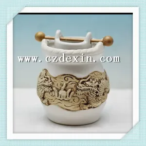 Oil Burner, Handpainting Dragon