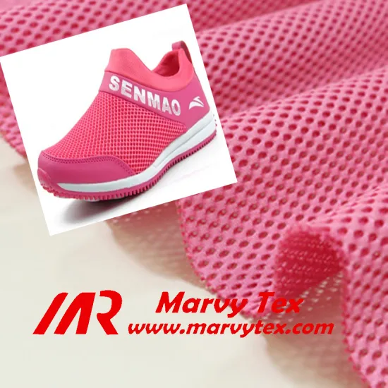 sports shoes fabric see through polyester mesh fabric