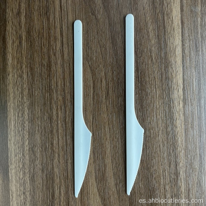 Cuchillo bioplásico desechable de alta calidad compostable