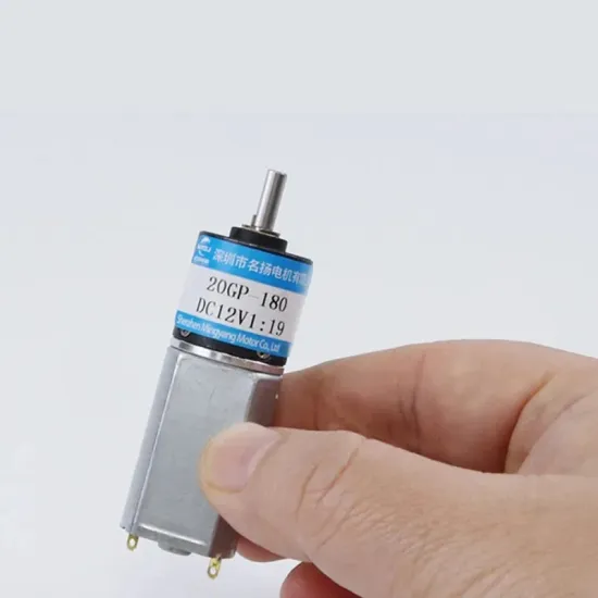 12V DC Planetary Gear Motor: 20mm Micro Motor with Adjustable Speed in both CW and CCW Directions - MY20GP-180