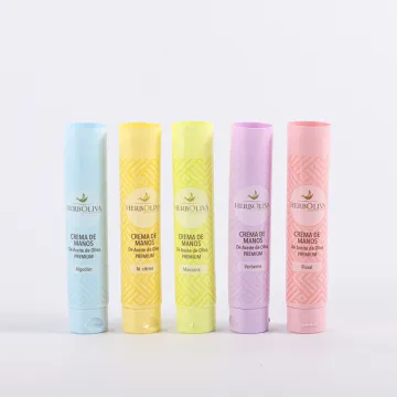 Skin care lotion soft plastic tube packaging