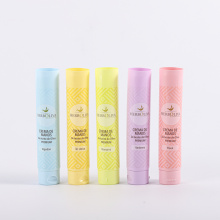 Skin care lotion soft plastic tube packaging