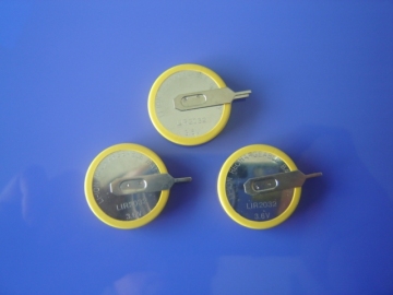 3.6V Rechargeble Lithium Button Cell LIR1632
