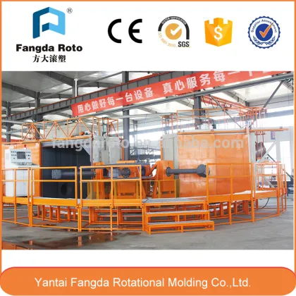 High technology carousel rotational molding machine