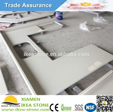 Crystal Sparkle White Artificial Quartz Stone Countertop