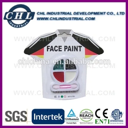 Euro Cup face paint for match and competition