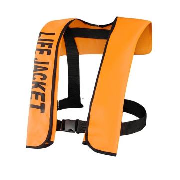 Custom Logo Boat Swimming Automatic Inflatable Life Jacket Rescue Vest - JIURAN