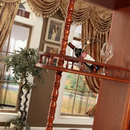 High grade living room furniture display cabinet wooden design partition cabinet