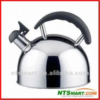Whistling Stainless Steel Kettle with Fixed Handle and 2.5L Capacity, Suitable for Restaurant