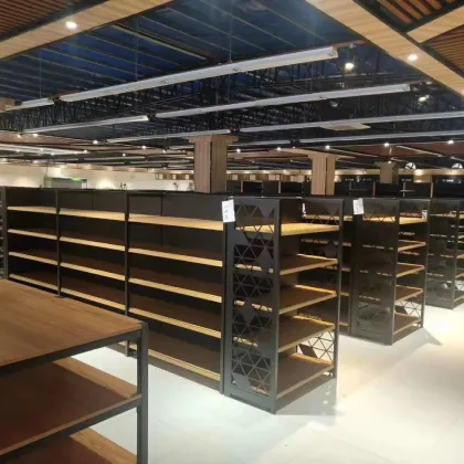 Sturdy Four-Column Supermarket Rack