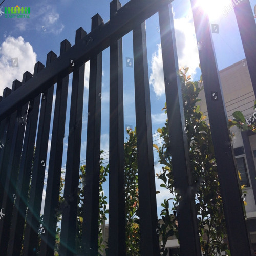 PVC Coated Short Wrought Iron Fence