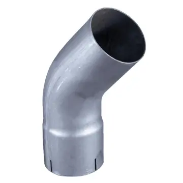 4 Inch 45 Degree Aluminized Truck Exhaust Elbow