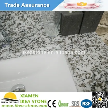 Cheap Pricing Blanco Taupe Granite Bathroom Vanity Tops With Sink