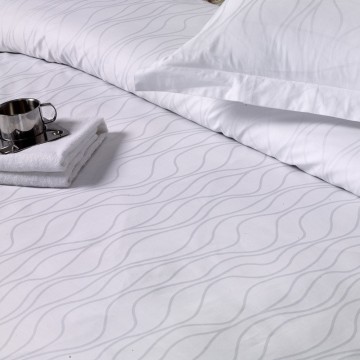 Welligkeit Gestaltung Hotel Bett Luxus Bettwäsche Satz Abdeckung