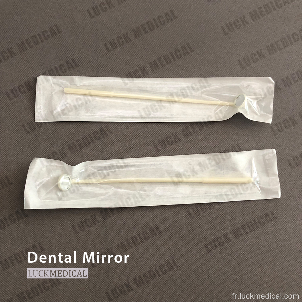 Miroir de bouche en plastique médical Utilisation d&#39;inspection orale