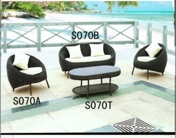 Green house synthetic rattan material outdoor furniture