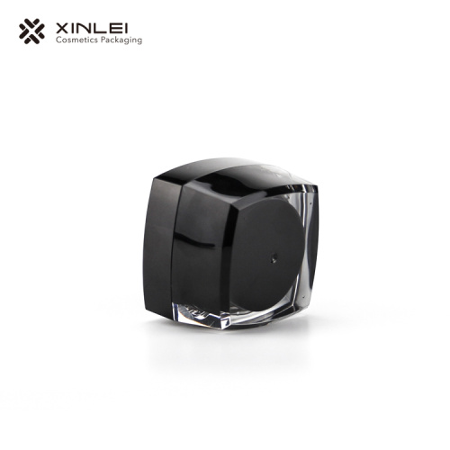 30g Black Acrylic Square Cream Bottle