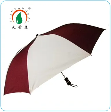 Auto Open and Close 2 Folding Custom Umbrellas