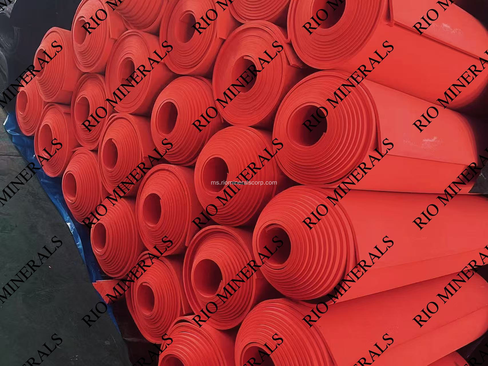 Lembaran getah fasa cecair berkualiti tinggi (9.25mx1.23mx25.0mm)