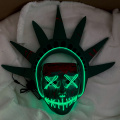 Máscara de terror de Halloween com LED Liberty Crown