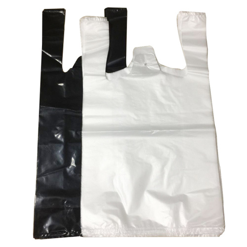 Green Earth Friendly Environment Soft Plastic T Shirt Matte Plastic Packaging Bag