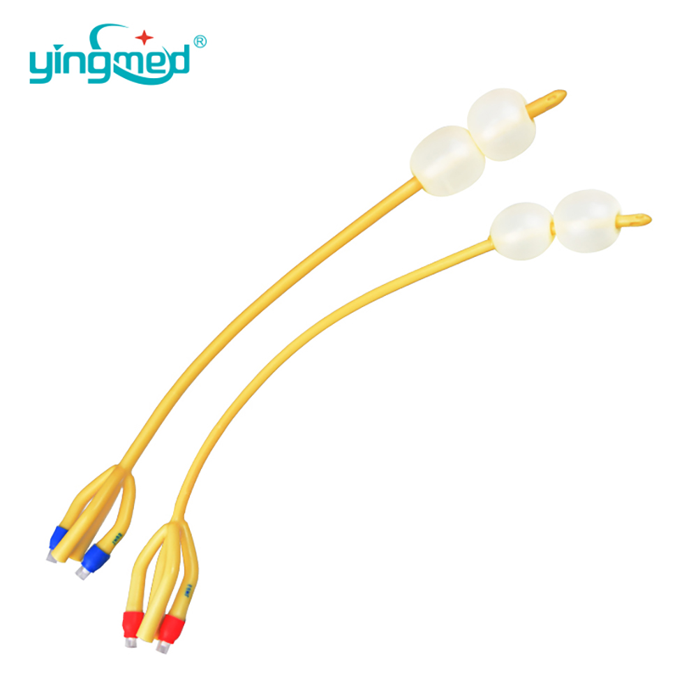 4 Way Latex Foley Catheter With Double Balloons 5