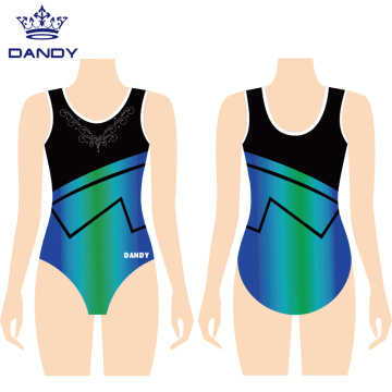 Qolsuz Qızlar Gimnastika Leotards