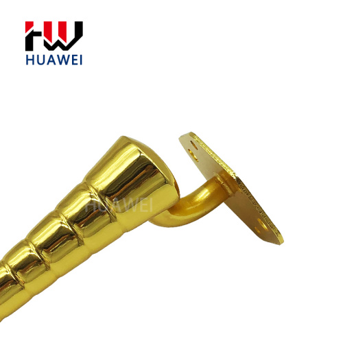 Patas de sofá de metal dorado cónicas escalonadas de HUAWEI Hardware
