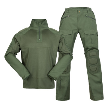 Durable Tactical Frog Combat Uniform: Polyester Cotton Rip Stop with EVA Pad