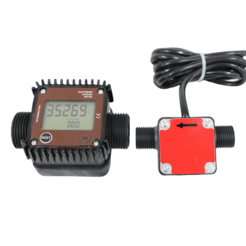Dizel, benzin, metanol, gazyağı ve su için elektronik dijital ekran akış ölçer