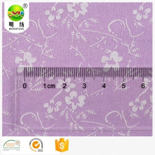 China Cotton polyester custom interlock knit fabric printing Manufactory