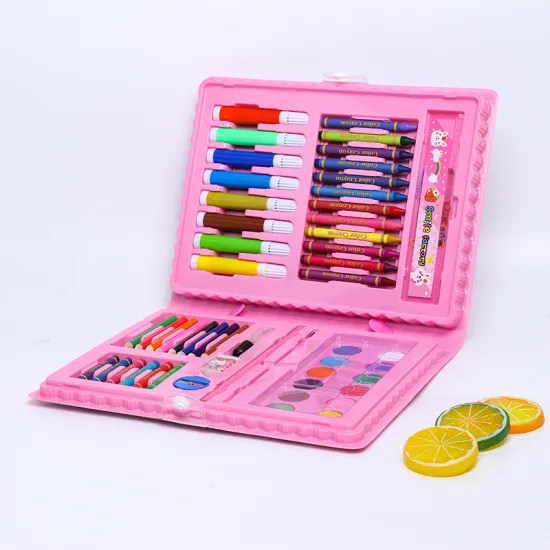 68-Piece Portable Art Coloring Set for Kids