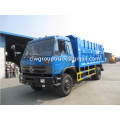 Dongfeng153 8-14CBM camión de basura de descarga sellada