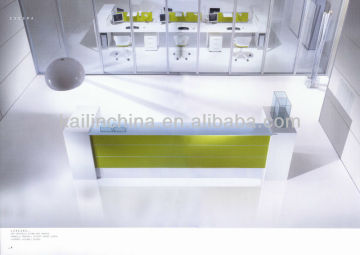 Kaln KL-RT004 modern office furniture factory direct price green material customized reception table