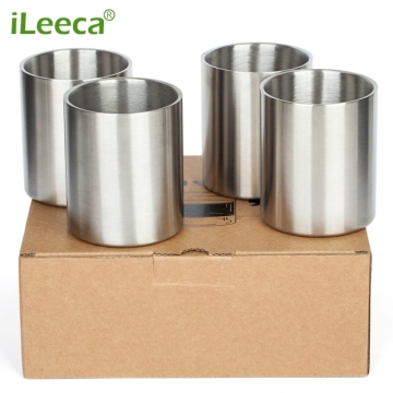 2020 Fancy Steelless Steel Buatan tangan Double Wall Whiskey Shot Glass