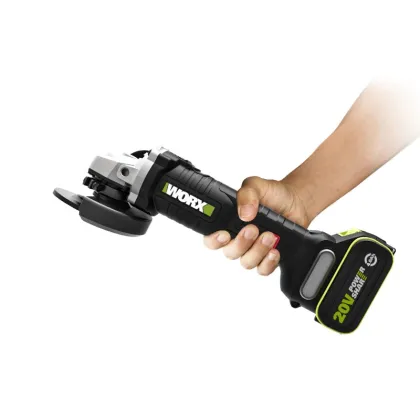 WORX Brushless motor WU808 angle grinder 20V power share battery with ku270 ,ku390 ,ku230