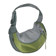 Olive Stor PVC och Mesh Pet Sling