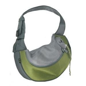 Olive Large PVC et Mesh Pet Sling