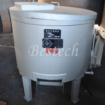 Stainless steel Green sand mixer machine for foundry plant